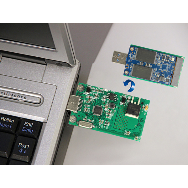 Alternative view of DELOCK αντάπτορας USB σε mSATA 62681, 5Gbps