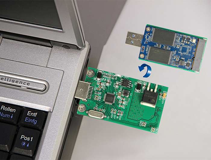 DELOCK αντάπτορας USB σε mSATA 62681, 5Gbps - Image 2