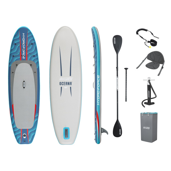 BESTWAY φουσκωτή σανίδα SUP/kayak Oceana 6532B με αποσπώμενο κάθισμα, 305x84x15cm, μπλε