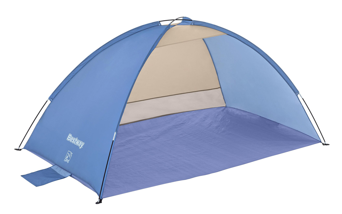 BESTWAY σκίαστρο παραλίας 68105, 2 ατόμων, 200x120x95cm, μπλε/καφέ