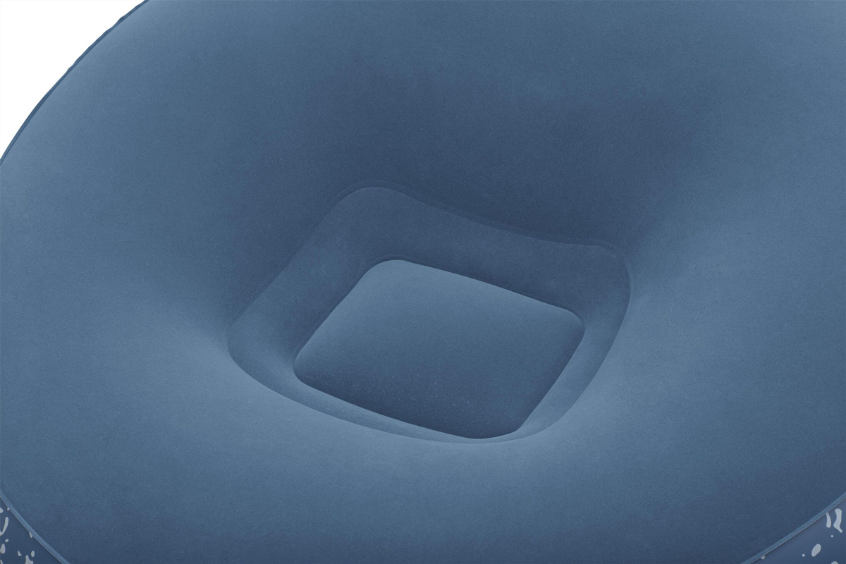 BESTWAY φουσκωτή πουφ πολυθρόνα 75154, 112x112x66cm, μπλε - Image 3