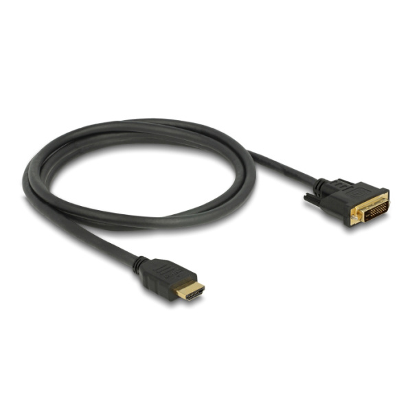 Alternative view of DELOCK καλώδιο HDMI σε DVI 85653, 2K/60Hz, 7.92 Gbps, 1.5m, μαύρο