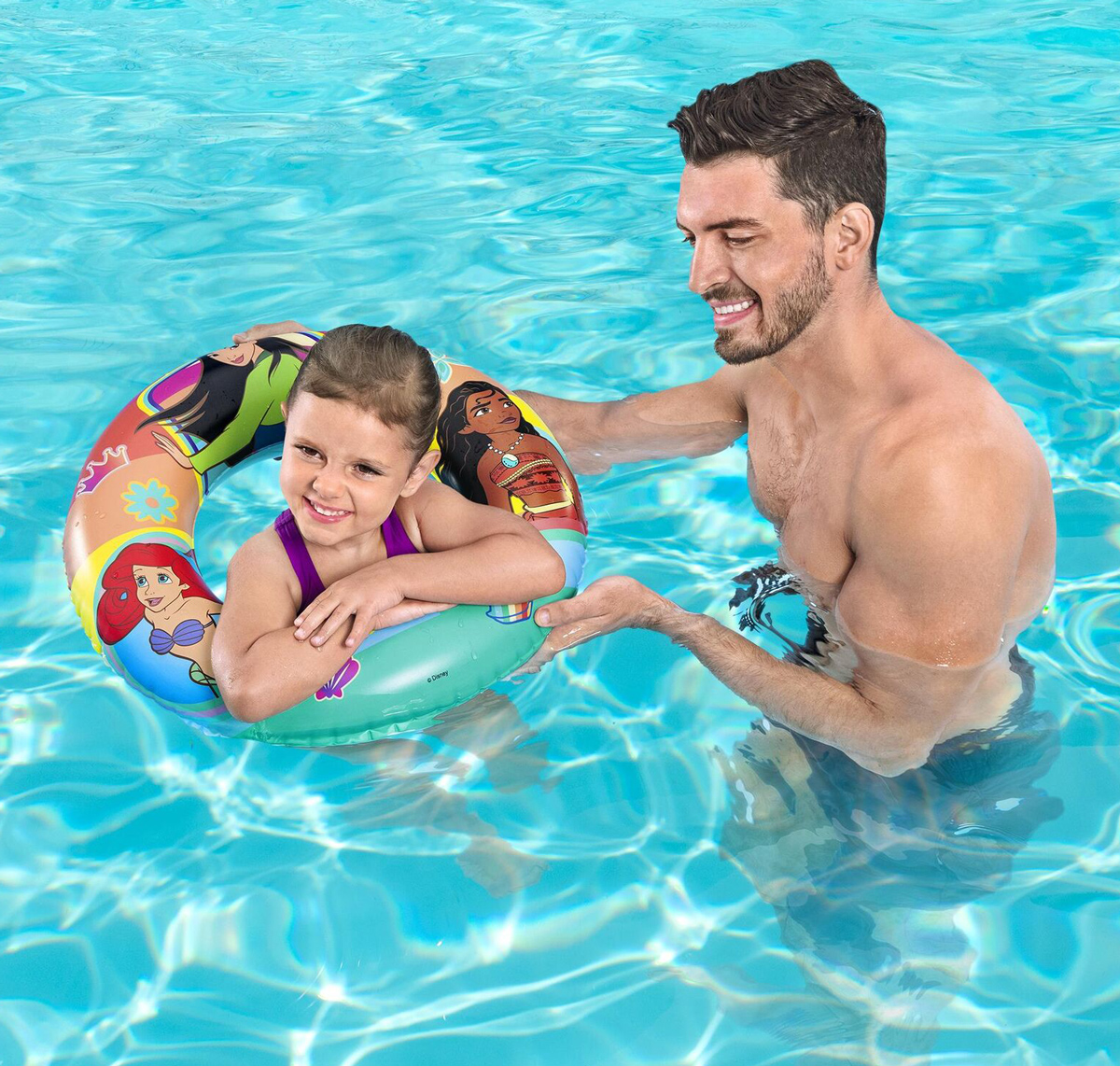 BESTWAY παιδικό σωσίβιο κουλούρα 91043, 56cm, 3-6 ετών, Disney Princess - Image 2