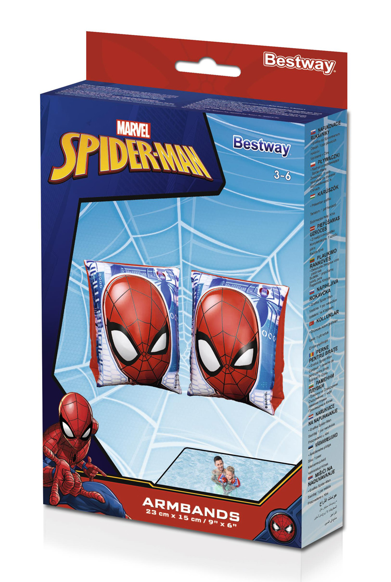 BESTWAY μπρατσάκια 98001, 23x15cm, 3-6 ετών, Spider-Man - Image 5