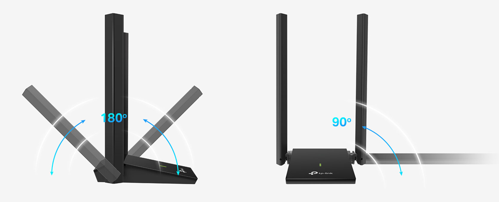 TP-LINK ασύρματος USB αντάπτορας δικτύου Archer T4U Plus, 1300Mbps, V.1 - Image 5