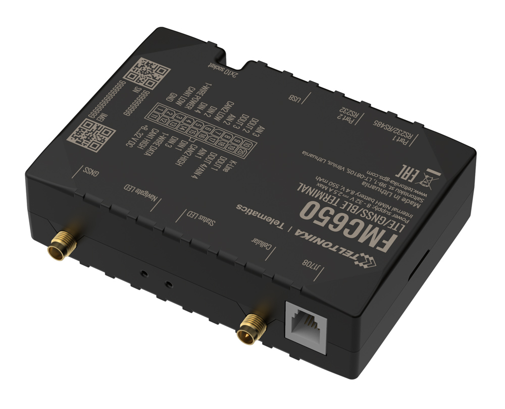 TELTONIKA GPS Tracker οχημάτων FMC650, 4G/GNSS/Bluetooth - Image 3
