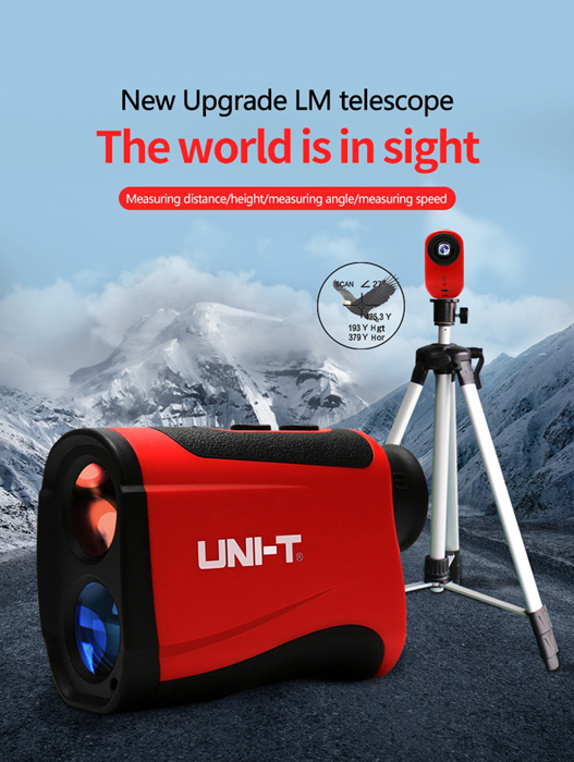 UNI-T laser μετρητής εύρους απόστασης LM1000, 7x οπτικό ζουμ - Image 2