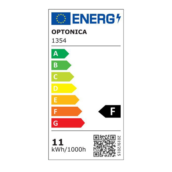 Alternative view of OPTONICA LED λάμπα A60 1354, 10.5W, 6000K, E27, 1055lm