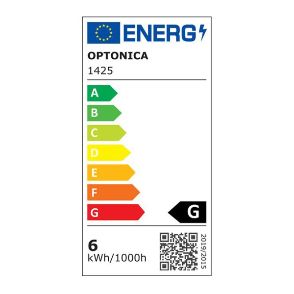 Alternative view of OPTONICA LED λάμπα C37 1425, 5.5W, 6000K, E14, 450lm