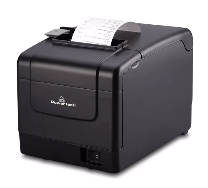 POWERTECH θερμικός εκτυπωτής αποδείξεων PT-1304, USB/LAN, μαύρος - Image 2