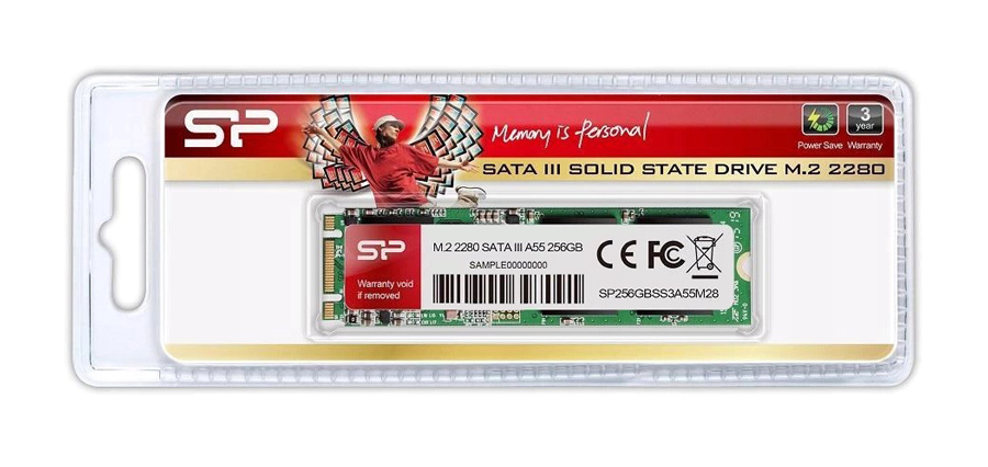 SILICON POWER SSD A55, 256GB, M.2 2280, SATA III, 560-530MB/s - Image 4