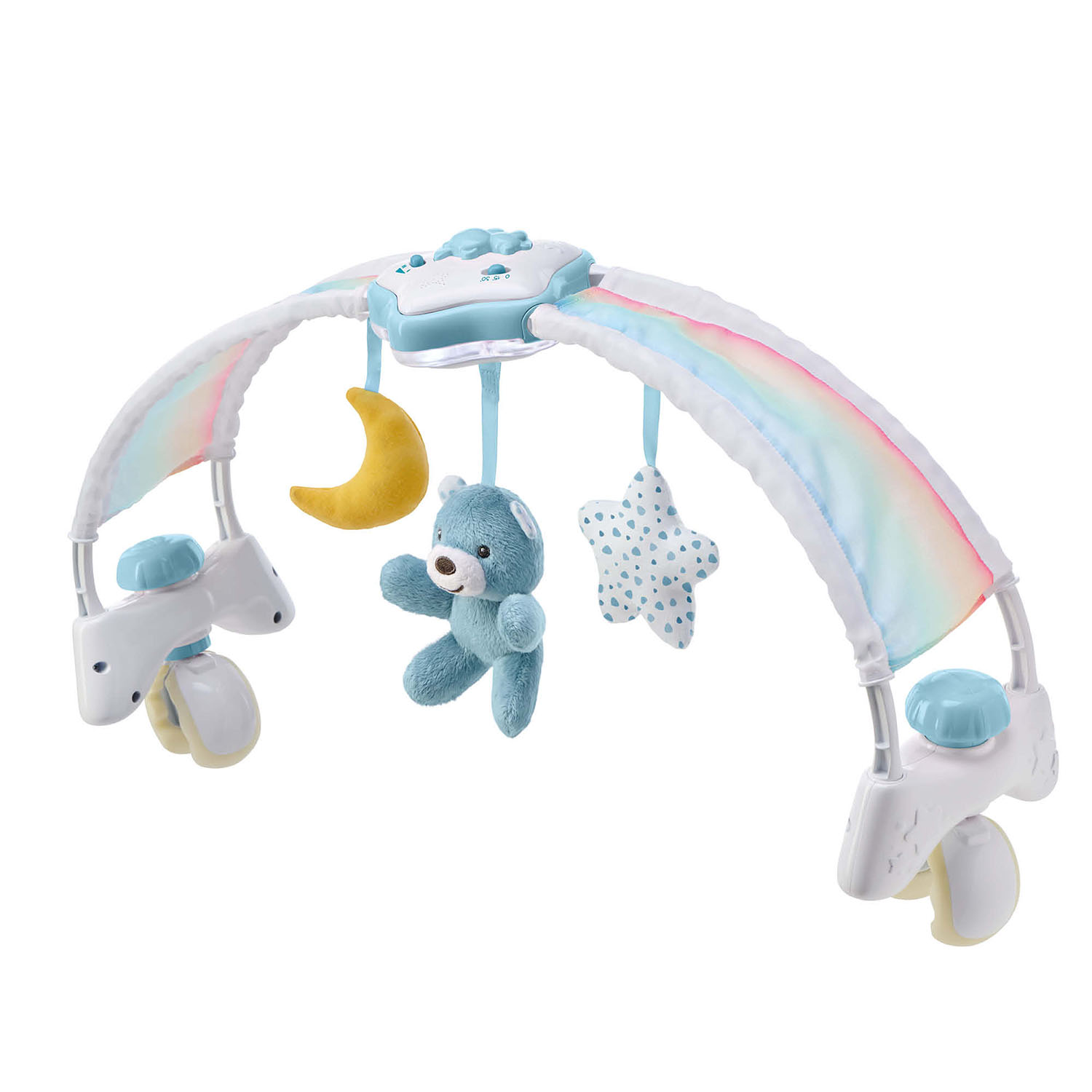 Chicco Βρεφικό Παιχνίδι Κούνιας Rainbow Sky Σιέλ Για 0+ Μηνών