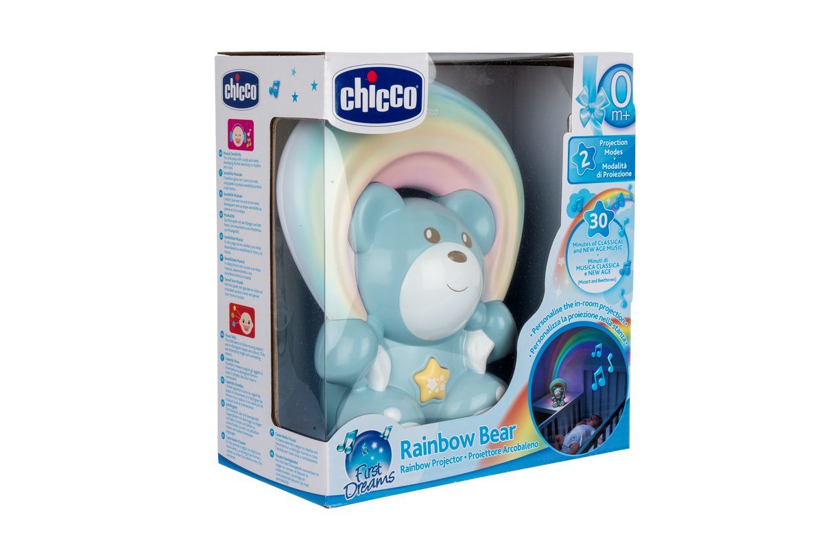Chicco Βρεφικό Παιχνίδι Προτζέκτορας Ουράνιο Τόξο Αρκουδάκι Σιέλ Για 0+ Μηνών - Image 2