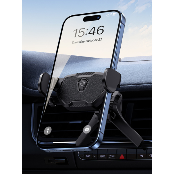 Alternative view of USAMS βάση smartphone αυτοκινήτου US-ZJ077 για αεραγωγούς, μαύρη
