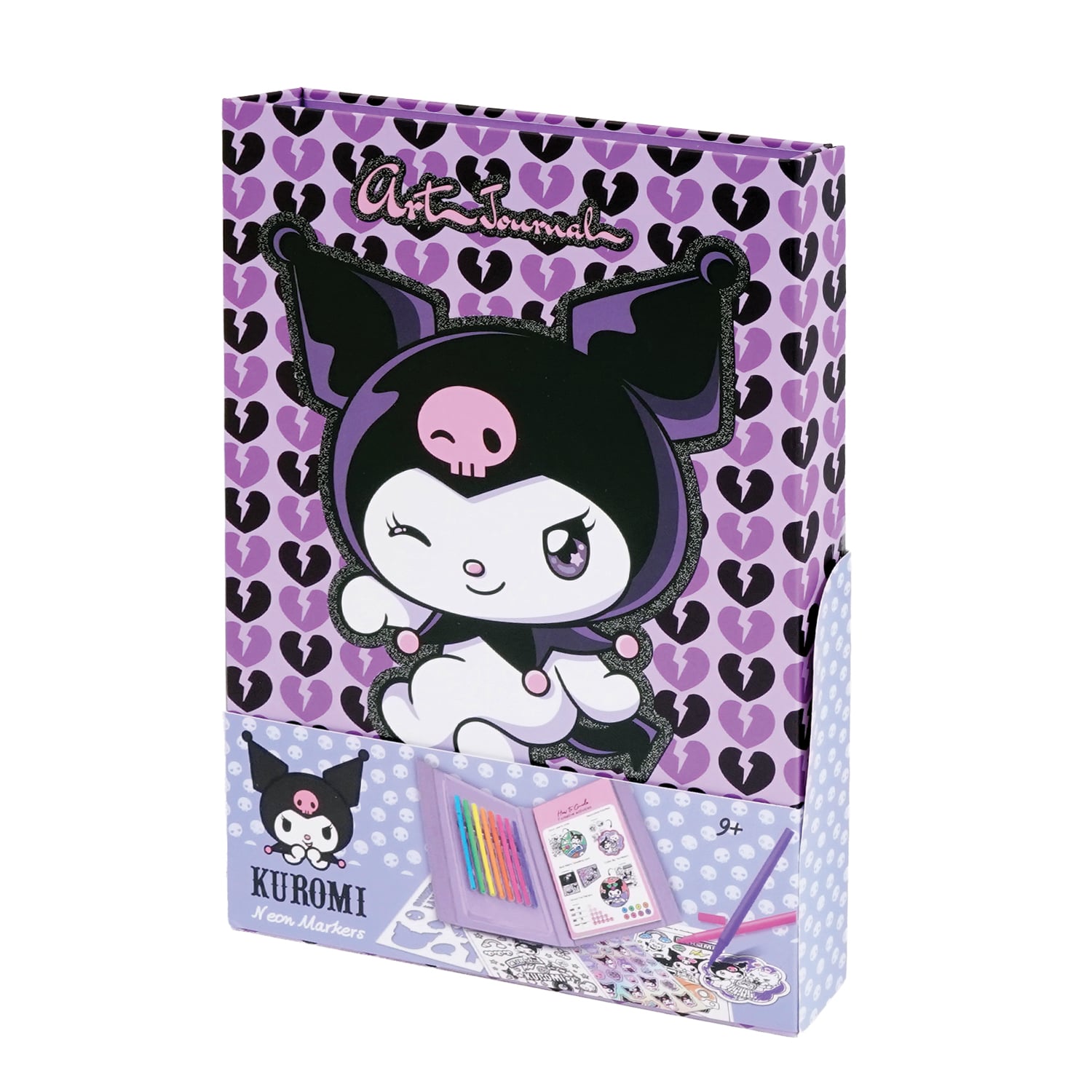 HappiHobbi Art Journal Neon Μαρκαδόροι Kuromi Για 9+ Ετών - Image 2