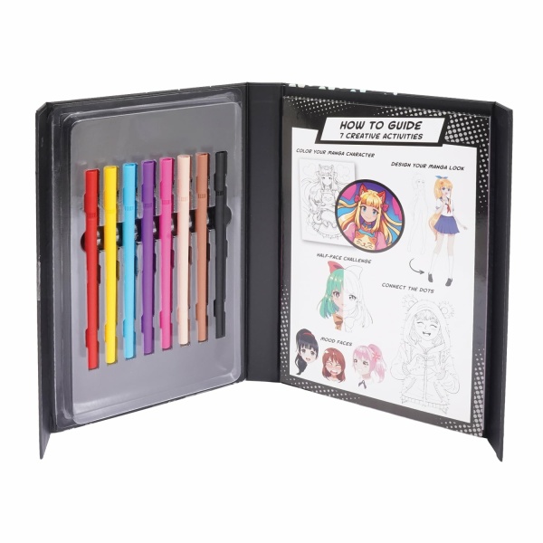 Alternative view of HappiHobbi Art Journal Manga Μαρκαδόροι Για 9+ Ετών