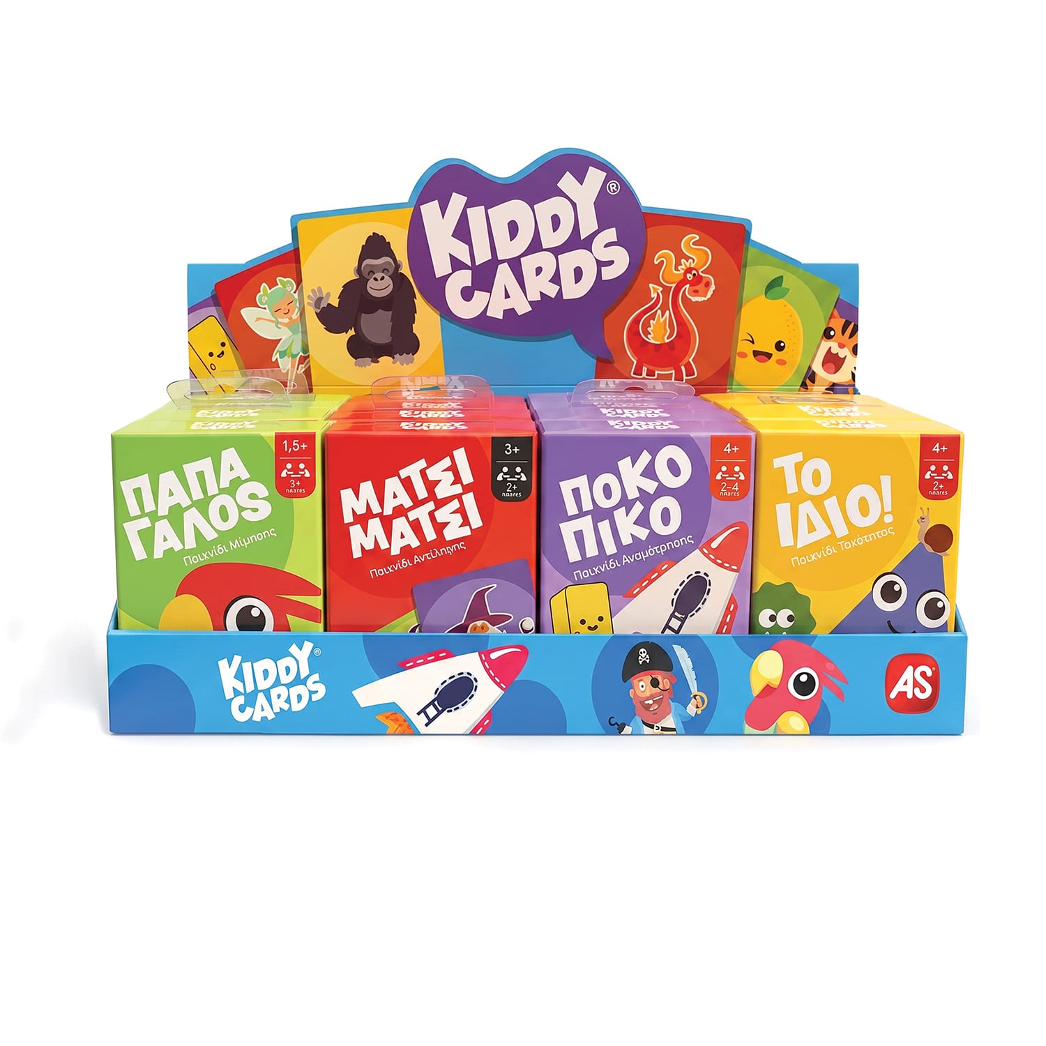 AS Games Παιχνίδια Με Κάρτες Kiddy Cards Assortment Για 18+ Μηνών - Image 3