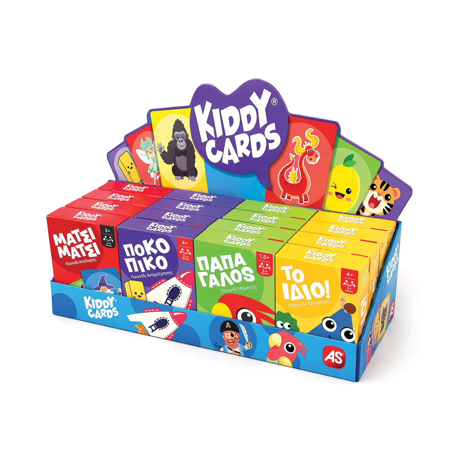 AS Games Παιχνίδια Με Κάρτες Kiddy Cards Assortment Για 18+ Μηνών - Image 4