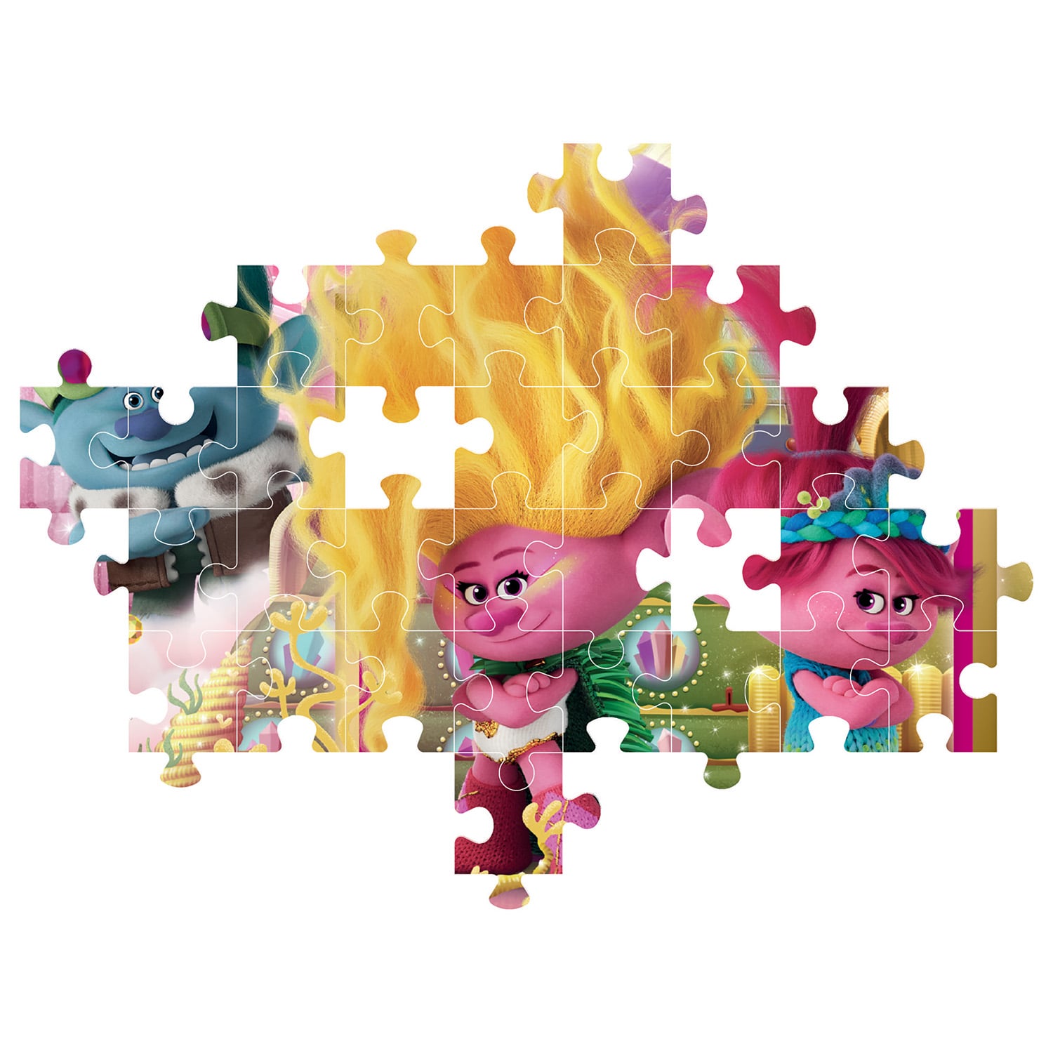 Clementoni Παζλ Super Color Trolls 104 τμχ - Image 5