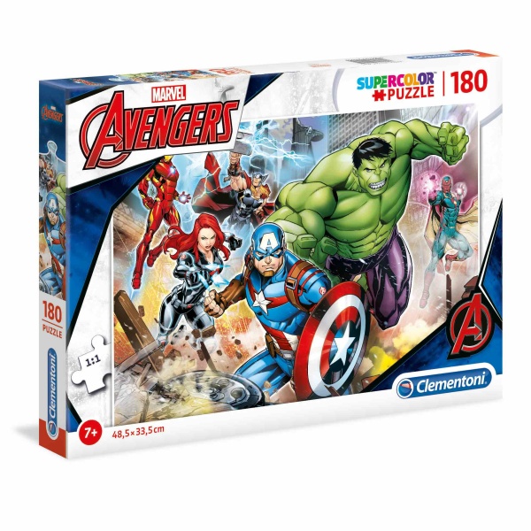 Clementoni Παιδικό Παζλ Super Color The Avengers 180 τμχ