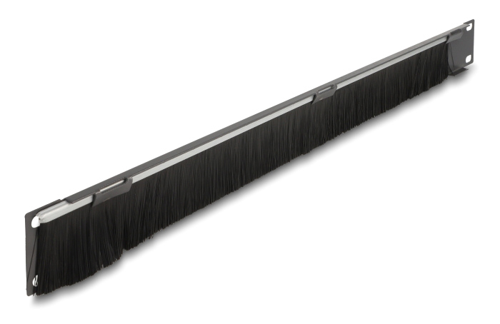 DELOCK βούρτσα προστασίας για καμπίνα 66750, 19"/1U, 44x483mm, μαύρο - Image 2