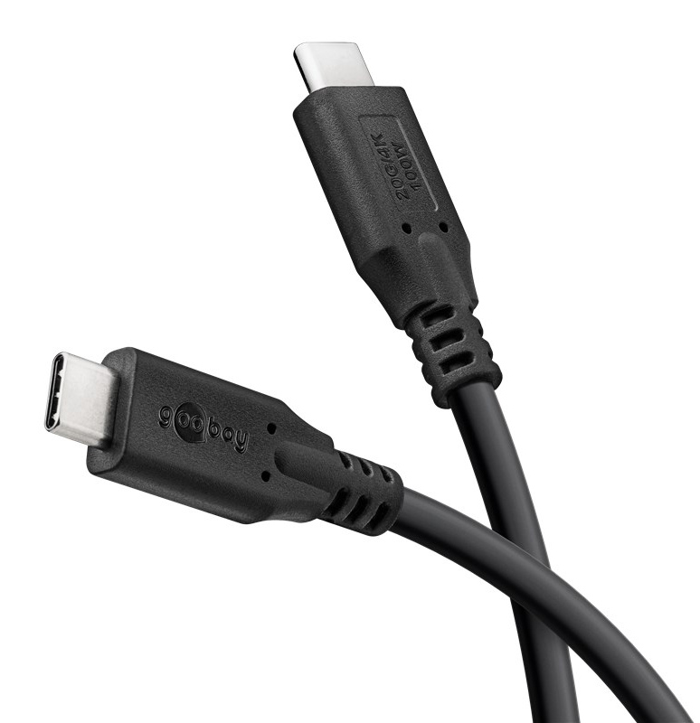 GOOBAY καλώδιο USB-C 74197, USB4, 100W, 20Gbps, 4K/60Hz, 2m, μαύρο - Image 7