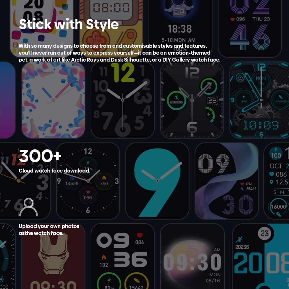 ZEBLAZE smartwatch Btalk Pro, heart rate, 1.91" TFT, μαύρο - Image 5