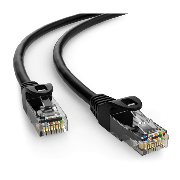 POWERTECH καλώδιο δικτύου CAB-N401, Cat 6 U/UTP, CCA, 250Hz, 0.25m, μαύρο