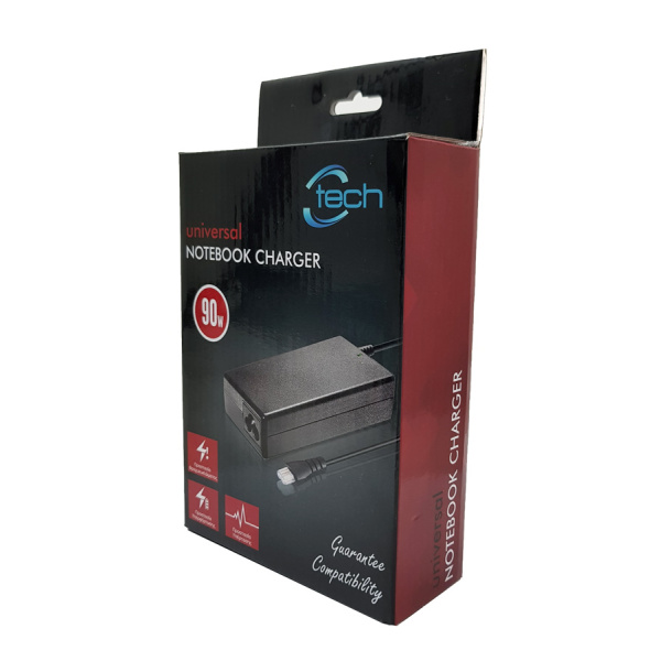 Alternative view of CTECH φορτιστής laptop CP-0001, Universal, 90W, χωρίς βύσματα