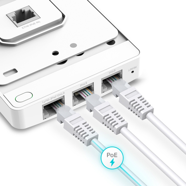 Alternative view of TP-LINK access point EAP615-Wall, AX1800 Dual Band, WiFi 6, Ver 1.0