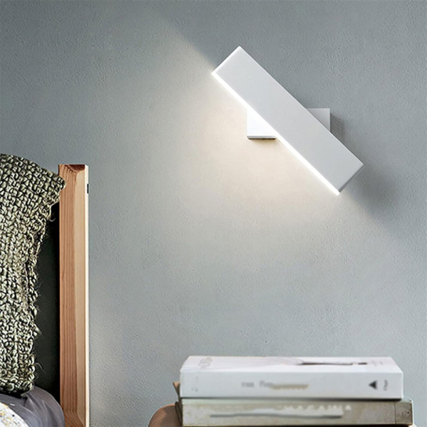 Alternative view of POWERTECH LED φωτιστικό τοίχου HLL-0171, 15W, 4000K, 1200lm, περιστρεφόμενο, λευκό