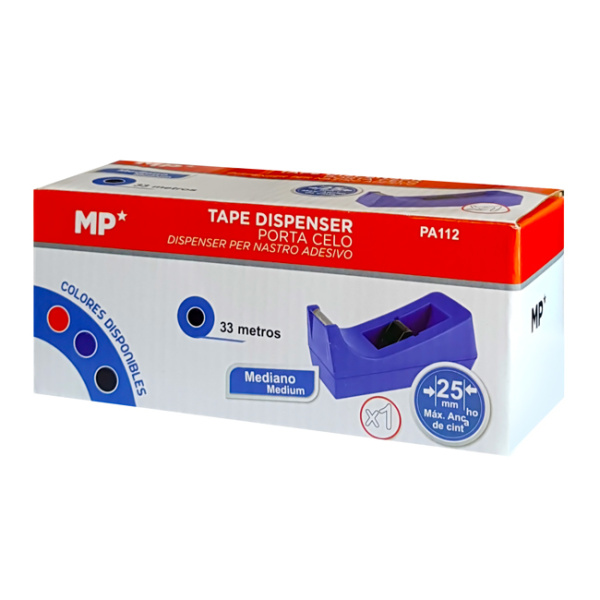 Alternative view of MP βάση κολλητικής ταινίας PA112, για επαγγελματική χρήση, μαύρη