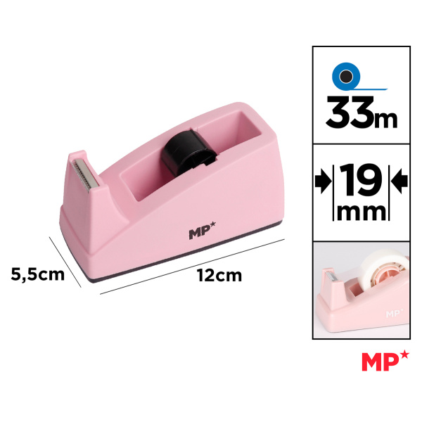 Alternative view of MP βάση κολλητικής ταινίας PA528P, 19mm x 33m, διάφορα χρώματα, 1τμχ