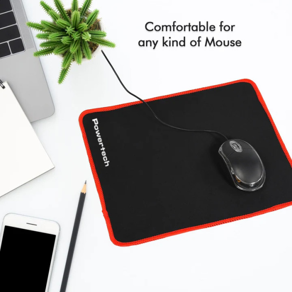 Alternative view of POWERTECH gaming mouse pad PT-1282, 30x25x0.3cm, μαύρο