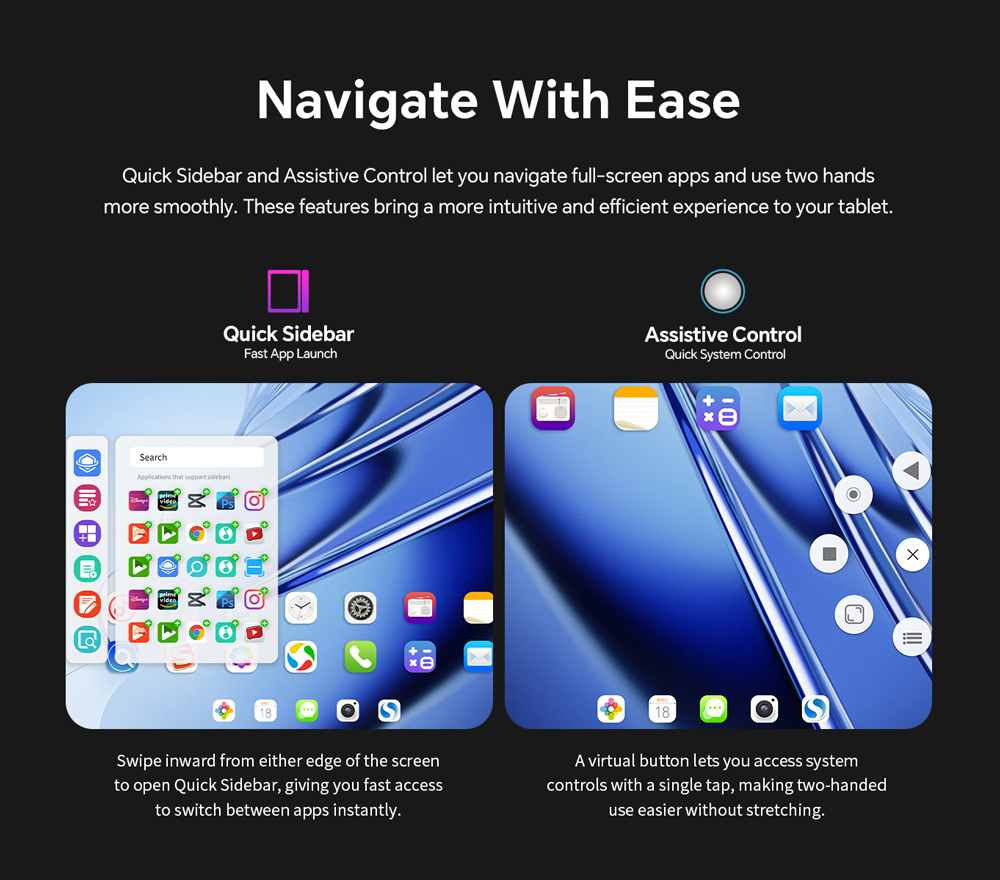 TECLAST tablet T65, 13.4", 6/128GB, 4G, Android 15, 8000mAh, γκρι - Image 3