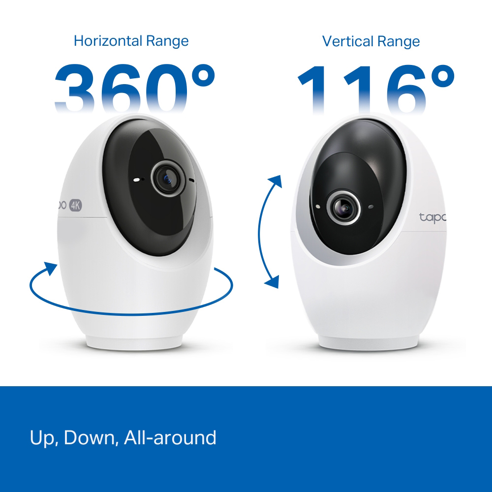 TP-LINK smart camera Tapo C260, 4K, WiFi, two-way audio, Pan/Tilt , Ver. 1.0 - Image 4