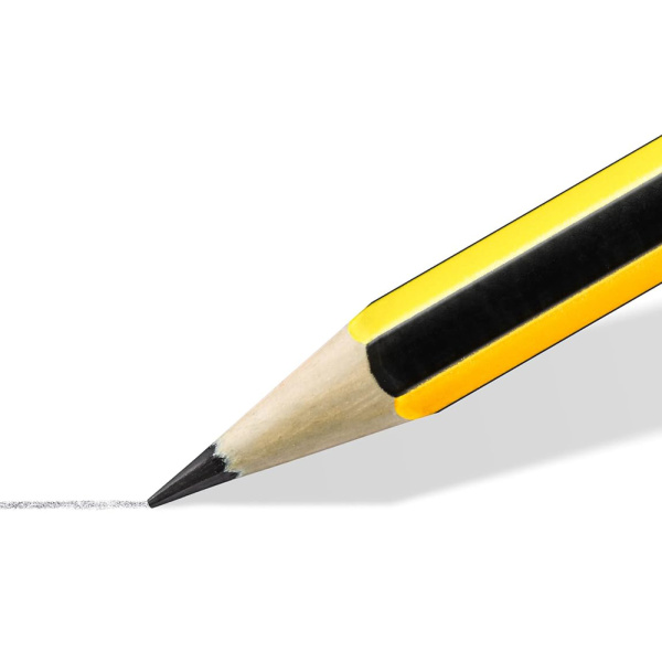 Alternative view of STAEDTLER σετ ξύλινα μολύβια με μαρκαδόρο υπογράμμισης Noris 120-BK12P1, εξάγωνα, ΗB, 13τμχ