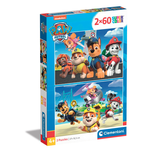 Alternative view of Clementoni Παζλ Super Color Paw Patrol 2Χ60 τμχ