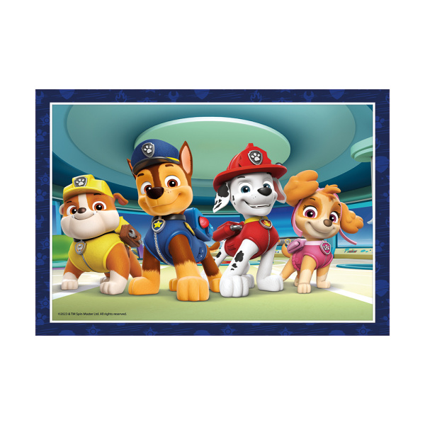 Alternative view of Clementoni Παιδικό Παζλ 4 in 1 Supercolor Nickelodeon Paw Patrol 12-16-20-24 τμχ