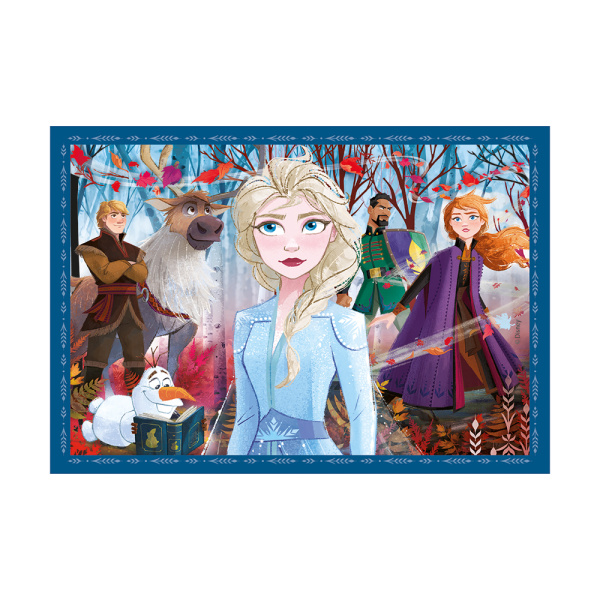 Alternative view of Clementoni Παιδικό Παζλ 4 in 1 Supercolor Disney Frozen II 12-16-20-24 τμχ