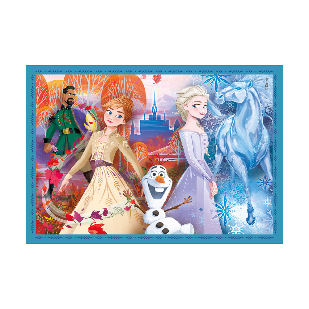 Clementoni Παιδικό Παζλ 4 in 1 Supercolor Disney Frozen II 12-16-20-24 τμχ - Image 3