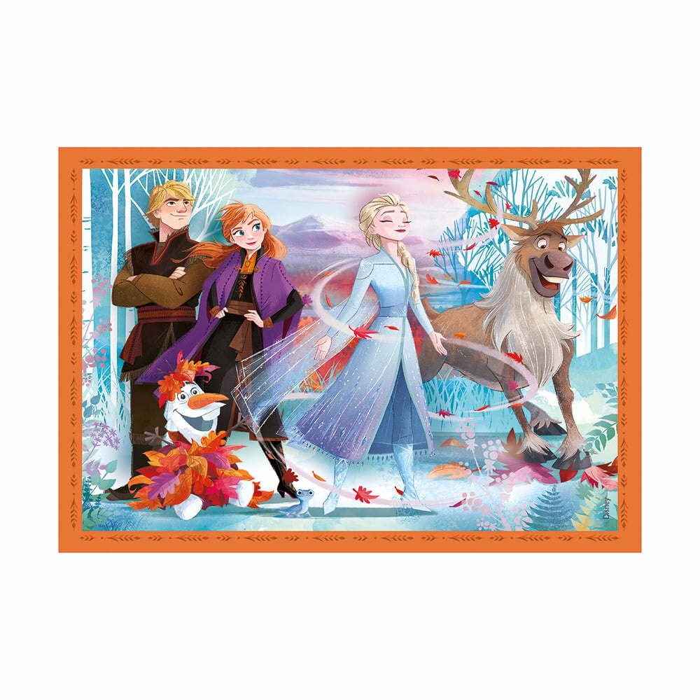 Clementoni Παιδικό Παζλ 4 in 1 Supercolor Disney Frozen II 12-16-20-24 τμχ - Image 4