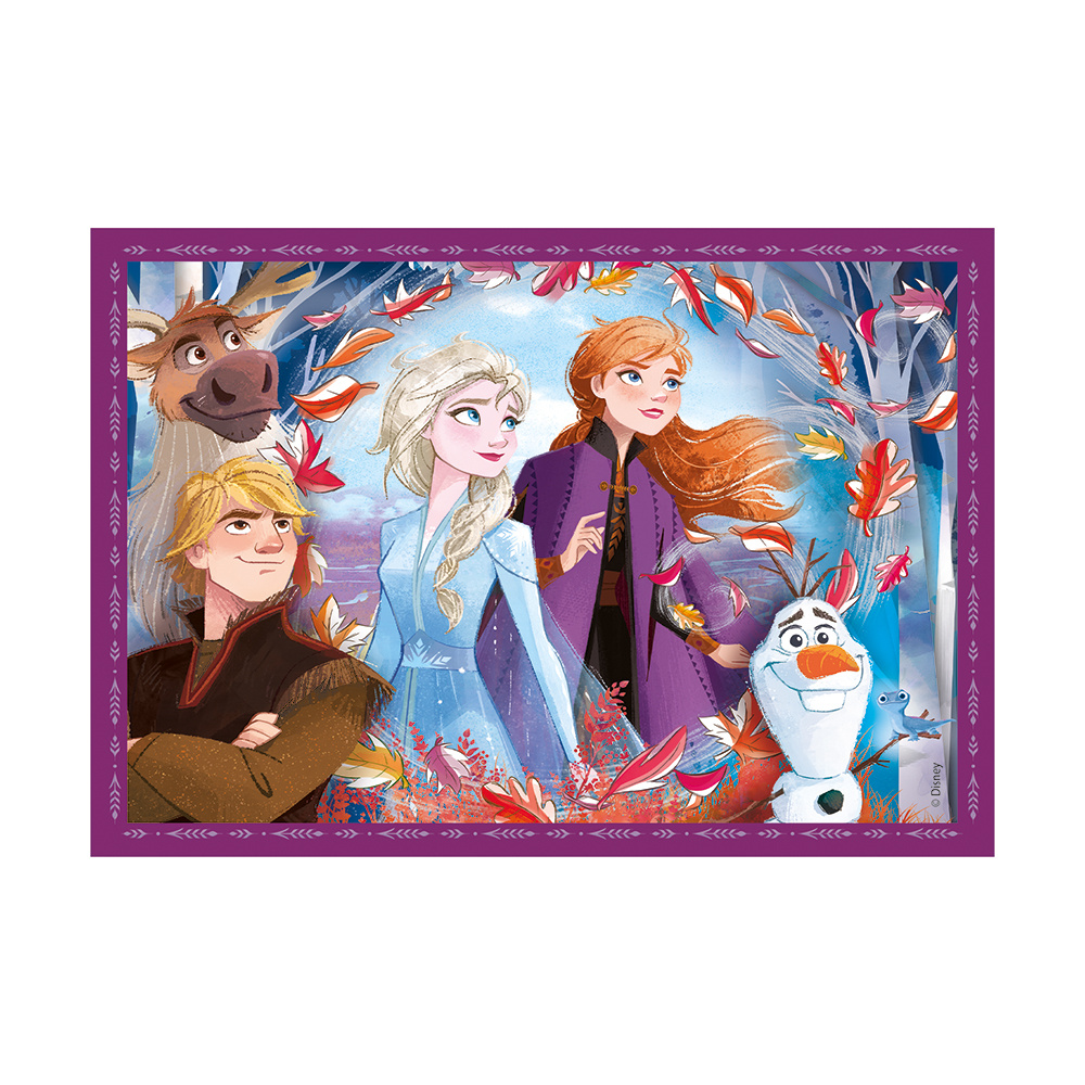Clementoni Παιδικό Παζλ 4 in 1 Supercolor Disney Frozen II 12-16-20-24 τμχ - Image 5