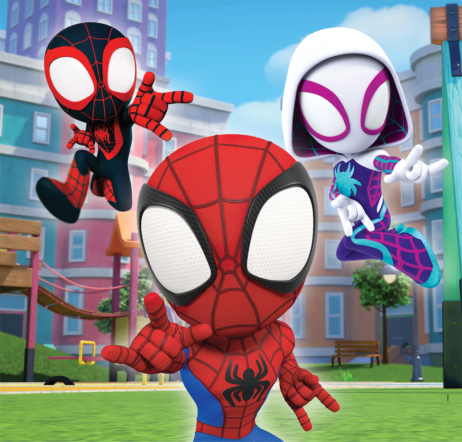Clementoni Παιδικό Παζλ Super Color Marvel Spidey Και Οι Απίθανοι Φίλοι Του 3x48 τμχ - Image 3