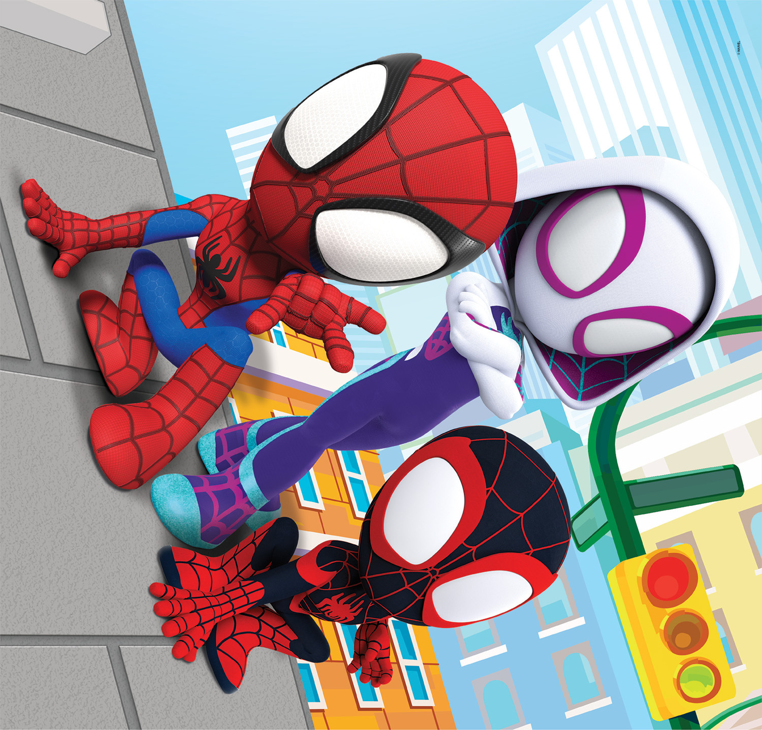 Clementoni Παιδικό Παζλ Super Color Marvel Spidey Και Οι Απίθανοι Φίλοι Του 3x48 τμχ - Image 4