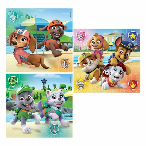 Alternative view of Clementoni Παιδικό Παζλ Super Color Nickelodeon Paw Patrol 3x48 τμχ