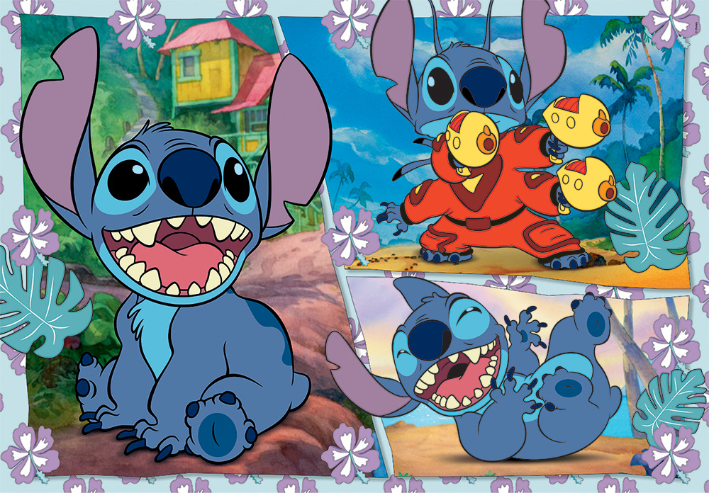 Clementoni Παιδικό Παζλ Maxi Super Color Disney Stitch 104 τμχ - Image 2
