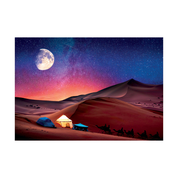 Alternative view of Clementoni Παζλ Peace Puzzles Starry Night Dream 500 τμχ
