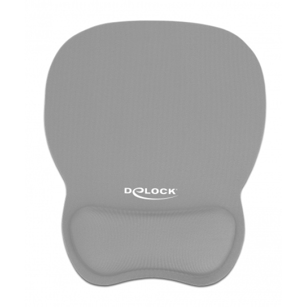 Alternative view of DELOCK Mousepad 12698 με στήριγμα καρπού, 245x206 mm, γκρι