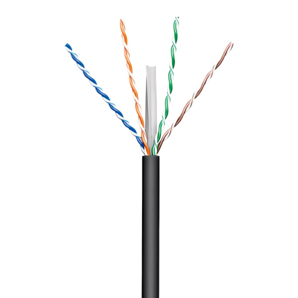 Alternative view of GOOBAY καλώδιο δικτύου 57293, CAT 6 U/UTP, CCA, έως 50m, 100m, μαύρο